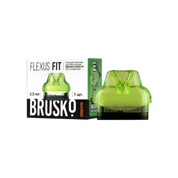 Сменный Картридж Brusko Flexus Fit (Зеленый) 3,5 Мл, Упак. 1 Шт в Уфе