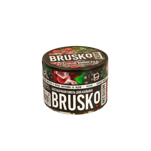 Смесь Brusko Medium Красный Виноград И Чёрная Смородина Со Льдом  50 гр в Уфе