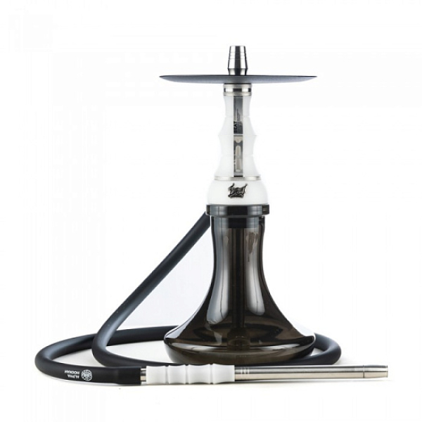 Кальян Alpha Hookah Beat White Silver Тонированн Колба  в Уфе