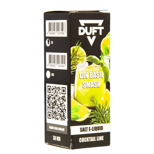 Жидкость Duft Cocktails Line Salt Gin Basil Smash 30 Мл в Уфе