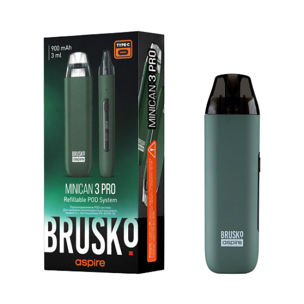 POD-система Brusko Minican 3 Pro зеленый в Уфе