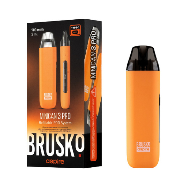 POD-система Brusko Minican 3 Pro оранжевый в Уфе
