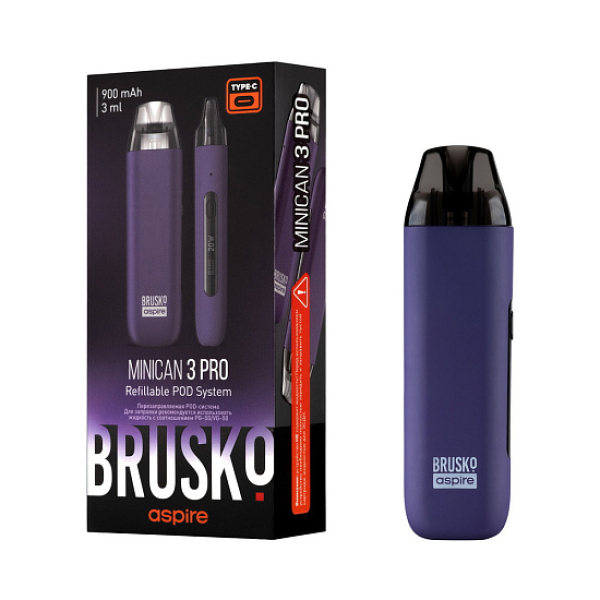 POD-система Brusko Minican 3 Pro фиолетовый в Уфе