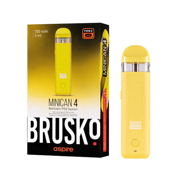 POD-система Brusko Minican 4 Желтый в Уфе