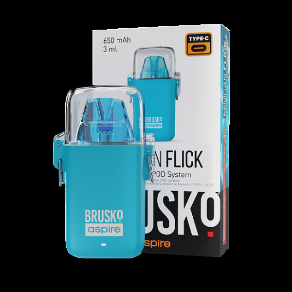 POD-система Brusko Minican Flick Голубой в Уфе