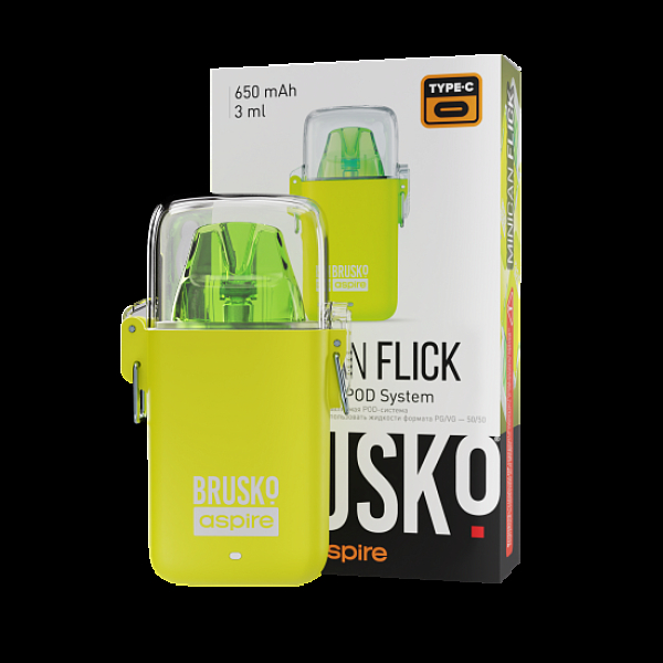 POD-система Brusko Minican Flick Жёлтый в Уфе
