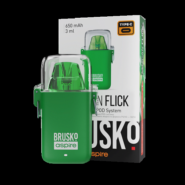 POD-система Brusko Minican Flick Зелёный в Уфе