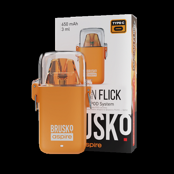 POD-система Brusko Minican Flick Оранжевый в Уфе