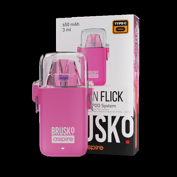 POD-система Brusko Minican Flick Розовый в Уфе