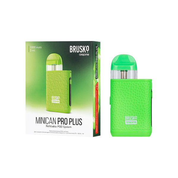POD-система Brusko Minican Pro Plus Зеленый в Уфе