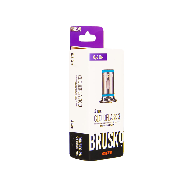 Испаритель Brusko Cloudflask 3 0.6 Ом 3 шт в Уфе