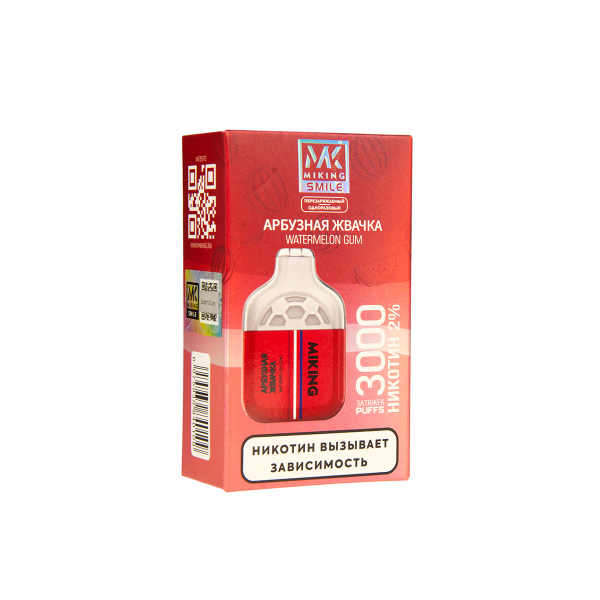 Электронка Miking Watermelon Gum 3000 Затяжек в Уфе