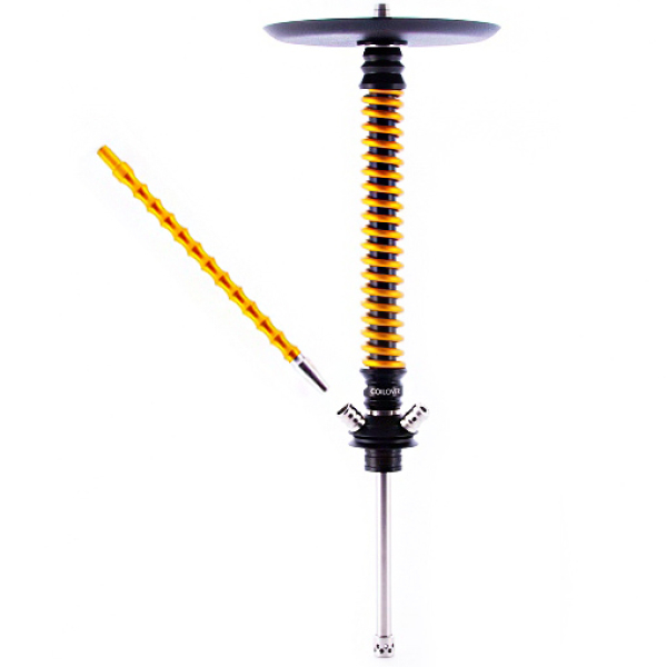 Кальян Mamay Customs V3  Coilovers Черный Gold Anod в Уфе