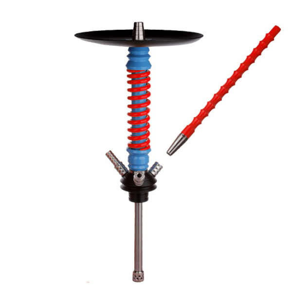Кальян Mamay Customs V3  Coilovers Mini Голубой Красный в Уфе