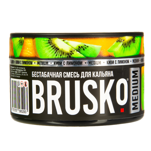 Бестабачная смесь Brusko Medium Киви С Лимоном 250 грамм в Уфе