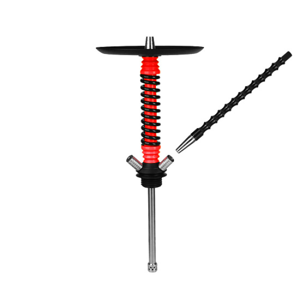 Кальян Mamay Customs V3  Coilovers Mini Красно Черный в Уфе