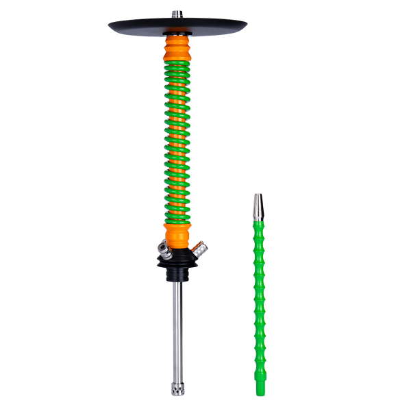 Кальян Mamay Customs Coilovers Оранжево Салатовый в Уфе