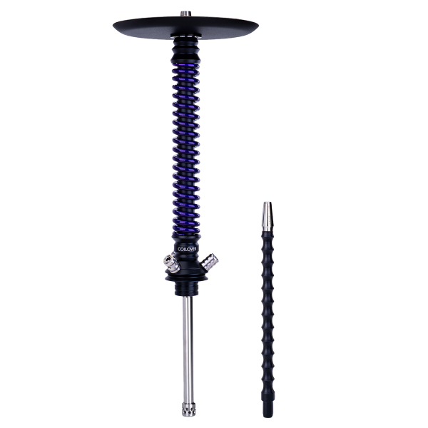 Кальян Mamay Customs Coilovers Чёрно Фиолетовый Лак в Уфе
