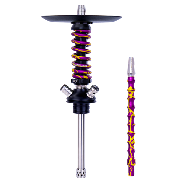 Кальян Mamay Customs Coilover Micro Пурпурно Золотой Сплеш в Уфе
