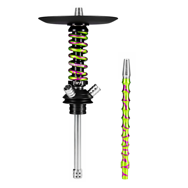 Кальян Mamay Customs Coilover Micro Салатово Пурпурный Сплеш в Уфе
