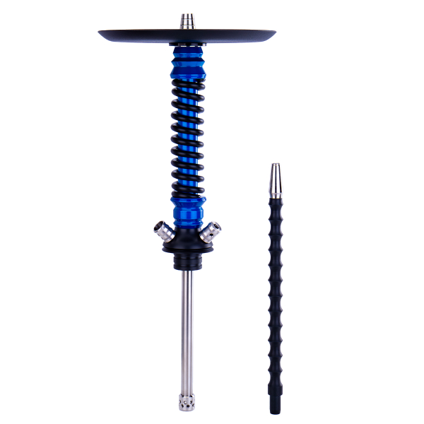 Кальян Mamay Customs Coilovers Mini Голубой Лак Черный в Уфе