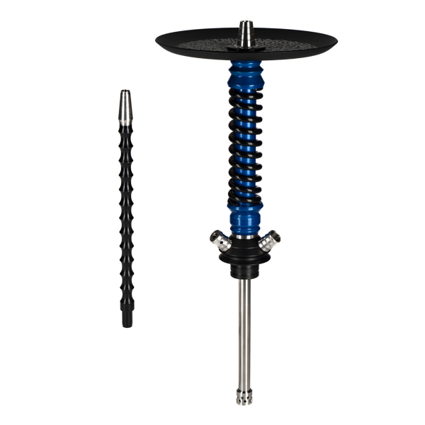 Кальян Mamay Customs Coilovers Mini Голубой Лак Черный Грав. Калиграфия в Уфе