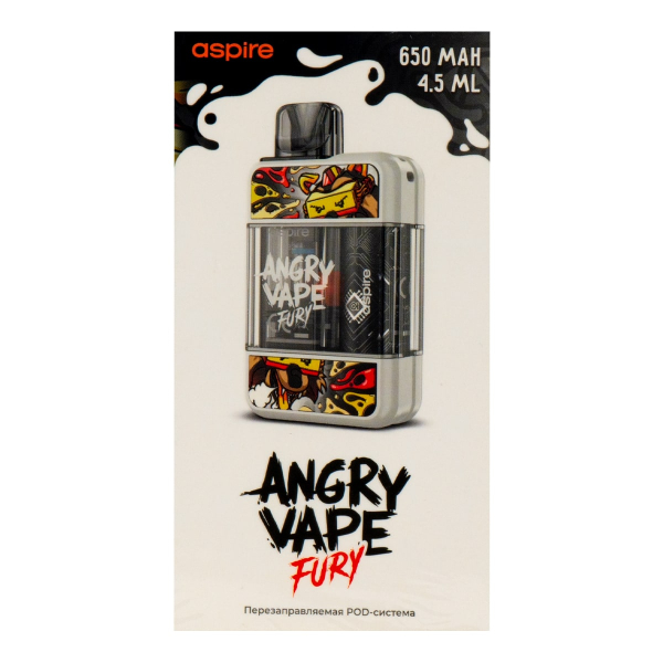 POD-система Brusko Angry Vape Fury 650 Mah Белый в Уфе