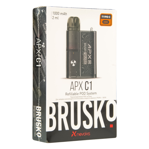 POD-система Brusko Apx C1 Чёрный Шёлк в Уфе