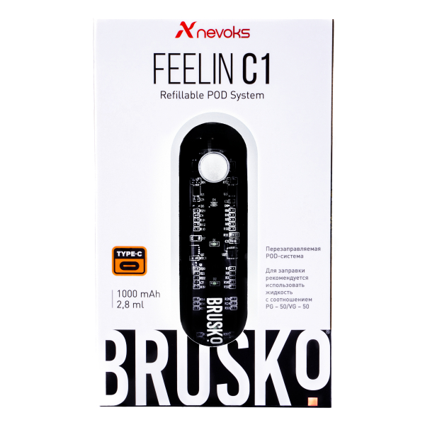 POD-система Brusko Feelin C1 Белый в Уфе