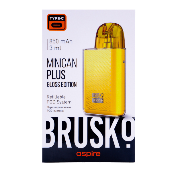 POD-система Brusko Minican Plus Gloss Edition Жёлтый в Уфе