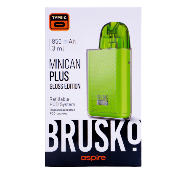 POD-система Brusko Minican Plus Gloss Edition Зелёный в Уфе