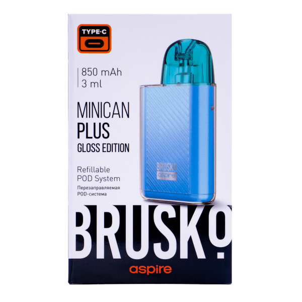 POD-система Brusko Minican Plus Gloss Edition Синий в Уфе