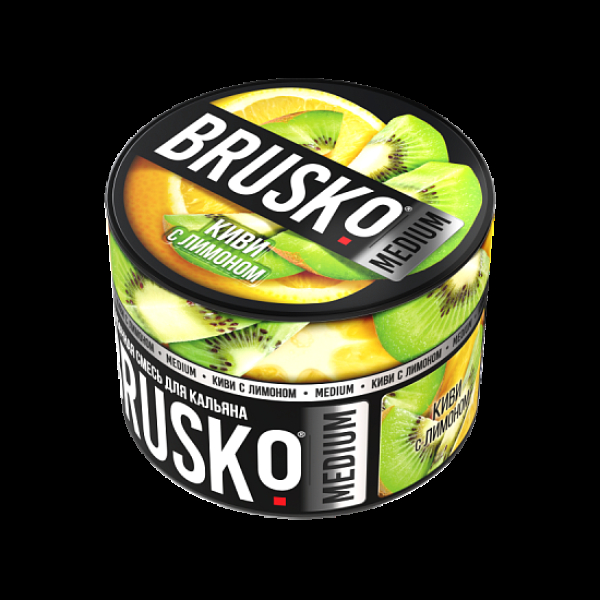 Бестабачная смесь Brusko Киви С Лимоном Medium 50 грамм в Уфе