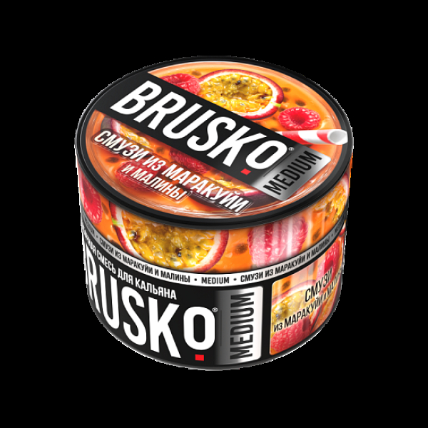 Бестабачная смесь Brusko Смузи Из Маракуйи И Малины Medium 50 грамм в Уфе