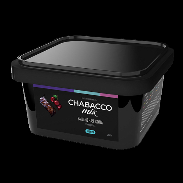 Бестабачная смесь Chabacco Mix Cherry Cola Вишневая Кола  Medium 200 грамм в Уфе