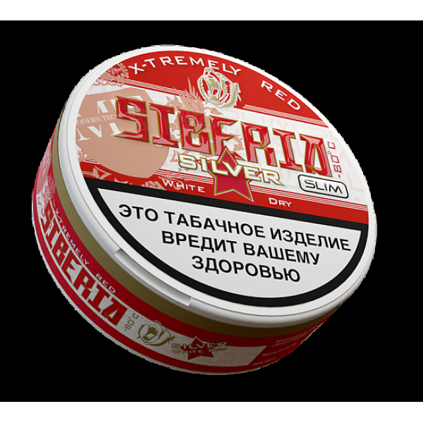Жевательный табак Siberia Silver  Slim White Dry 13 грамм в Уфе