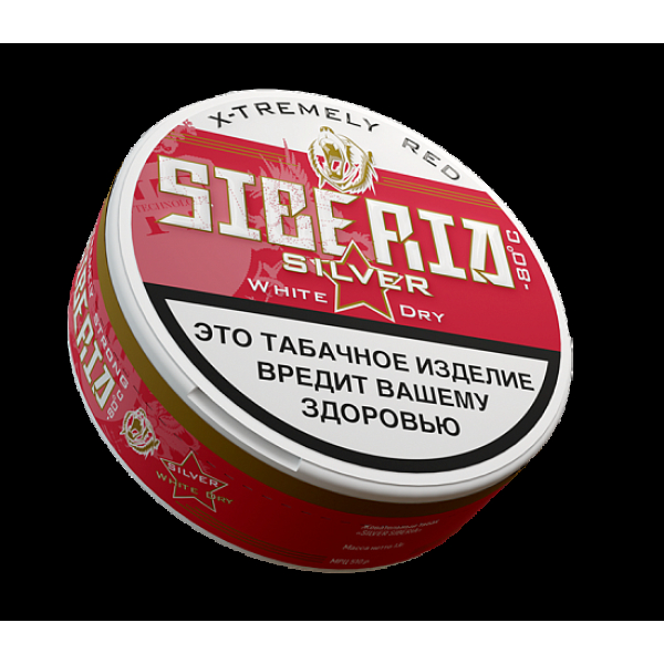 Жевательный табак Siberia Silver  White Dry 13 грамм в Уфе