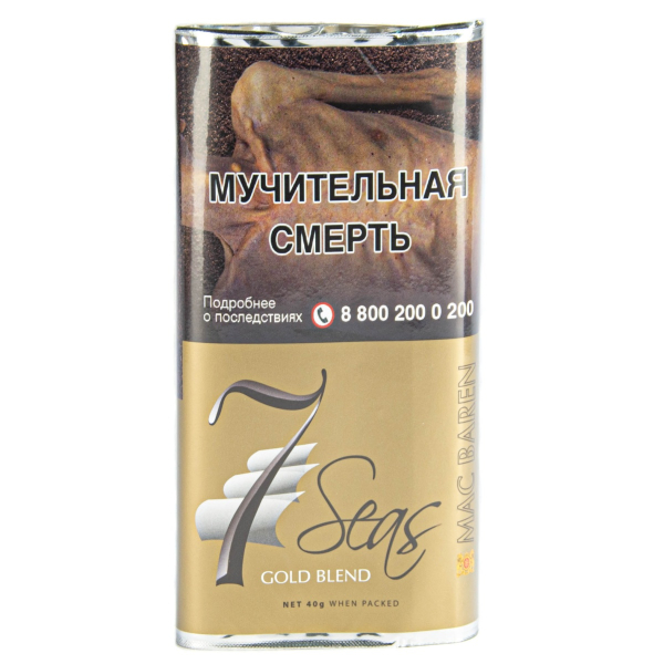 Трубочный табак Mac Baren 7 Seas Gold Blend 40 грамм в Уфе