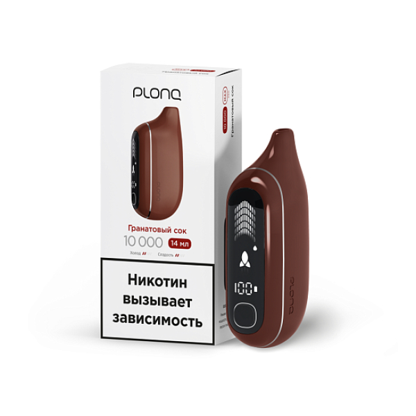 Электронка Plonq Max Pro   Гранатовый Сок 10000 затяжек в Уфе