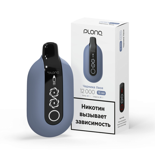 Электронка Plonq Ultra Черника Хвоя 12000 затяжек в Уфе