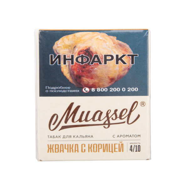 Табак Muassel Medium Жвачка С корицей 40 грамм в Уфе