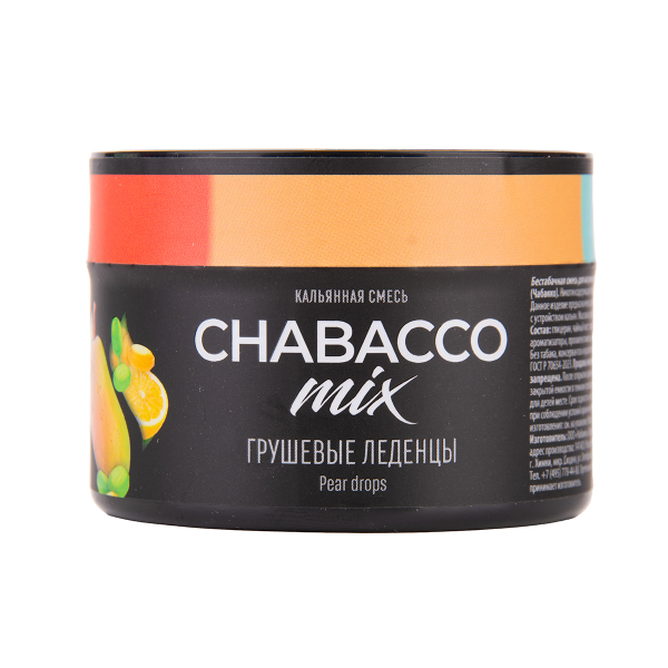 Бестабачная смесь Chabacco Mix Medium Pear Drops 40 грамм в Уфе