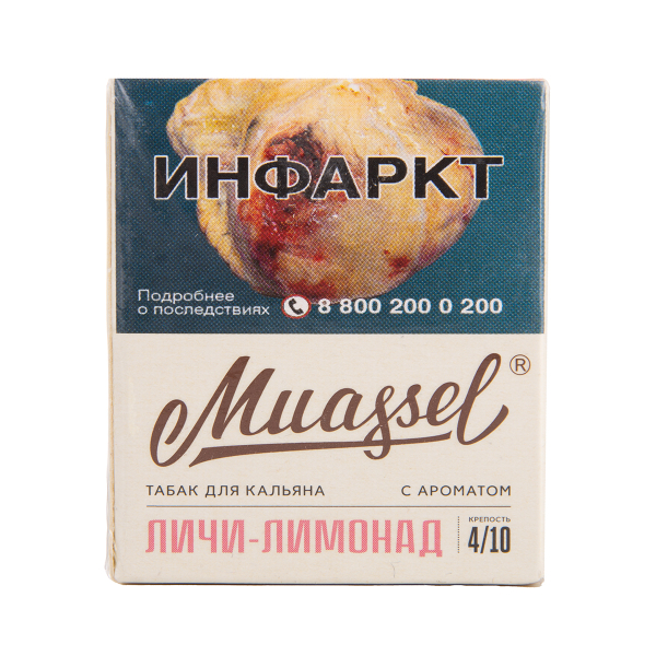 Табак Muassel Medium  Личи Лимонад 40 грамм в Уфе