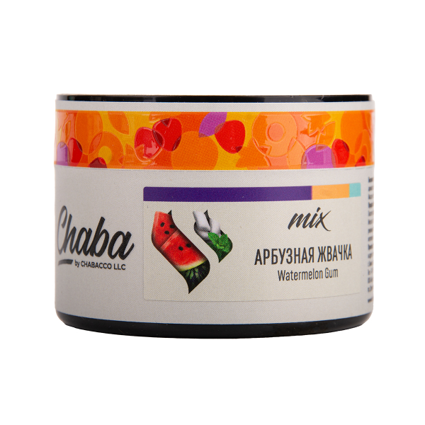 Бестабачная смесь Chaba Mix Watermelon Gum Nicotine Free 50 грамм в Уфе