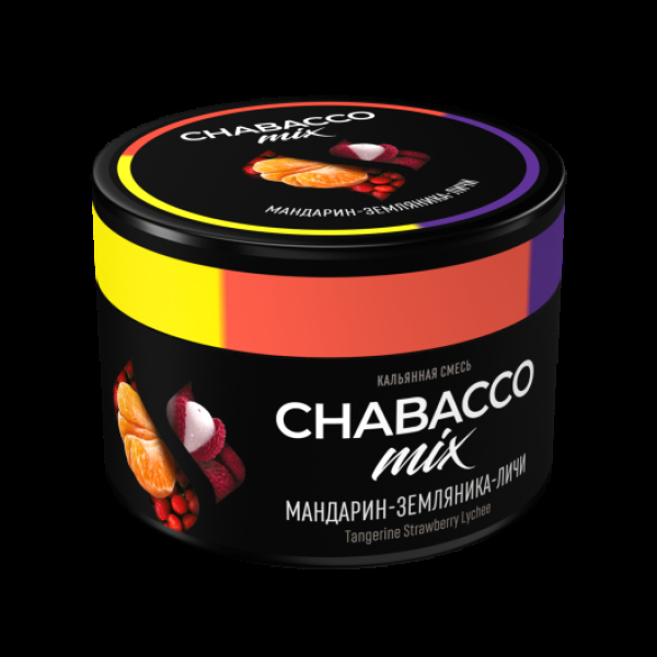 Бестабачная смесь Chabacco Mix Medium Tangerine Strawberry Lychee 40 грамм в Уфе