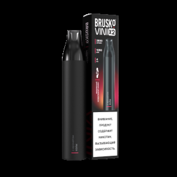 Электронка Brusko Vini X2 Кола 2800 затяжек в Уфе