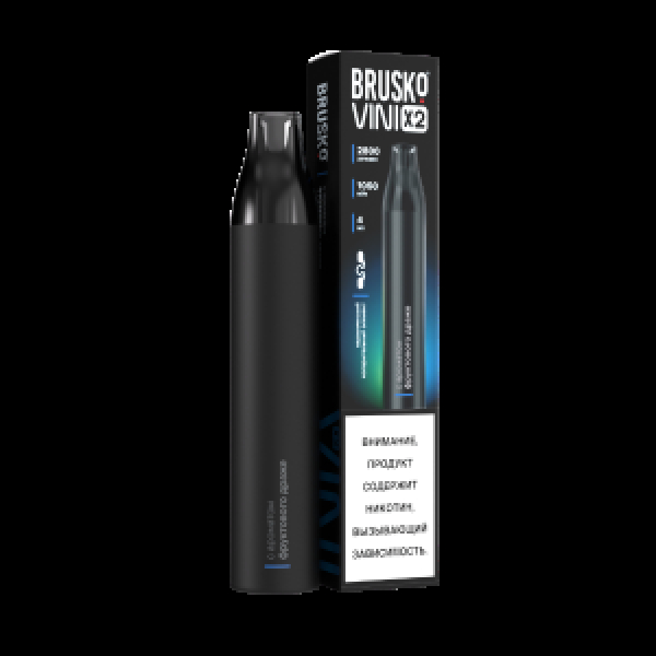 Электронка Brusko Vini X2 Фруктовое Драже 2800 затяжек в Уфе