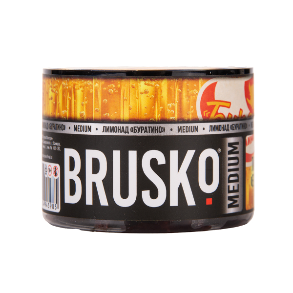 Бестабачная смесь Brusko Zero Лимонад  Буратино 50 грамм в Уфе