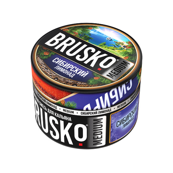 Бестабачная смесь Brusko Zero Сибирский Лимонад 50 грамм в Уфе