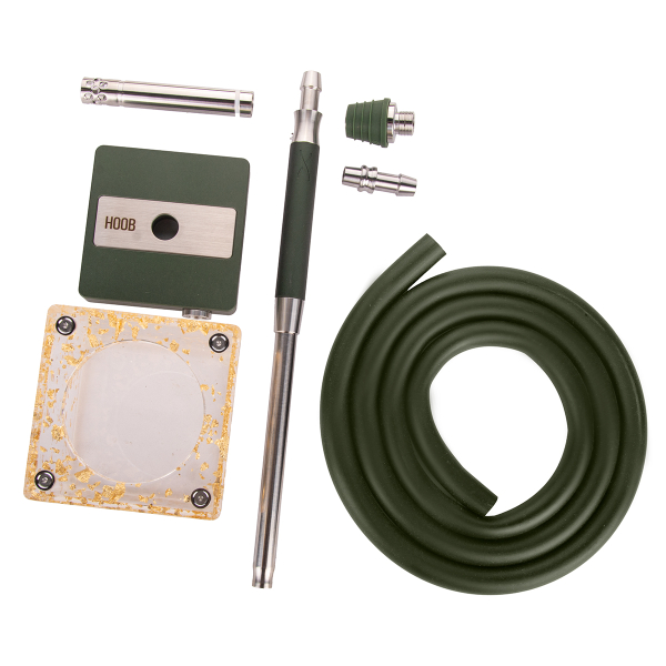 Кальян Hoob Subatom British Racing Green X Ss | Cube Mini Gold в Уфе